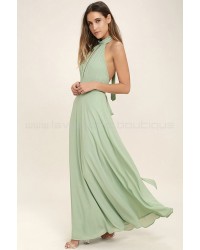 First Comes Love Sage Green Maxi Dress